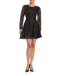 Design Lab Lord Taylor Floral Lace Dress