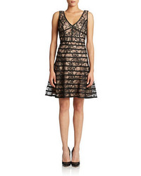 Betsy & Adam Lace Cocktail Dress