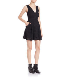Free People Lace Fit And Flare Dress