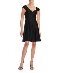 Adrianna Papell Lace Fit And Flare Dress