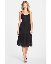 KUT from the Kloth Lace Fit Flare Midi Dress