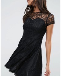 Madam Rage Skater Dress In Lace
