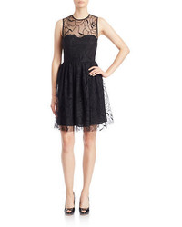 Rachel Antonoff Erin Fit And Flare Lace Dress
