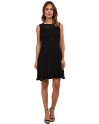 rsvp Radiant Fit And Flare Sequin Lace Dress