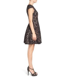Way In Lace Fit Flare Dress