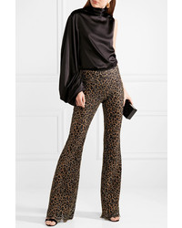 Michael Kors Collection Metallic Corded Lace Flared Pants