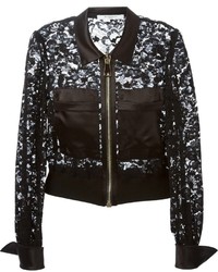 Givenchy Cropped Floral Lace Jacket