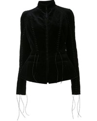 Haider Ackermann Laced Fitted Jacket