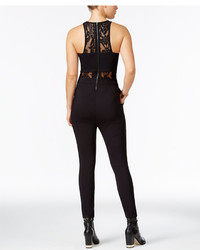 Material Girl Juniors Illusion Lace Jumpsuit Only At Macys