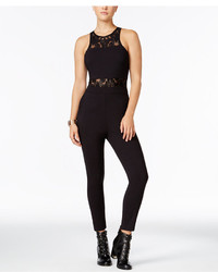 Material Girl Juniors Illusion Lace Jumpsuit Only At Macys