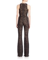 Michael Kors Michl Kors Collection Lace Flared Jumpsuit