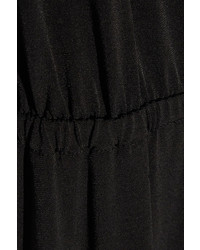 MICHAEL Michael Kors Michl Michl Kors Guipure Lace Paneled Stretch Jersey Jumpsuit Black