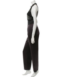Nina Ricci Sleeveless Embroidered Jumpsuit W Tags