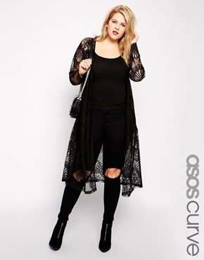 asos curve kimono