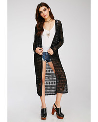 Forever 21 Geo Patterned Lace Kimono
