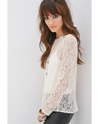 forever 21 lace blouse