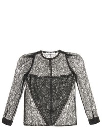 Givenchy Long Sleeved Lace Blouse