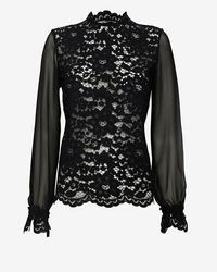 Alexis Silk Sleeve Lace Blouse