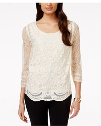 Style Co Lace Blouse Only At Macys