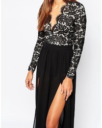 Missguided Lace Detail Maxi Dress
