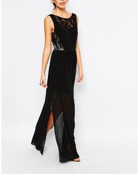 Wal G Maxi Dress With Lace Inserts