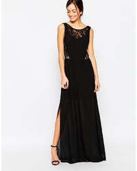 Wal G Maxi Dress With Lace Inserts