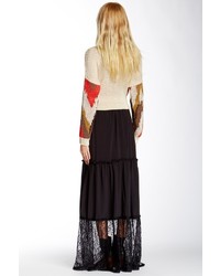 Funky People Lace Tier Maxi Skirt