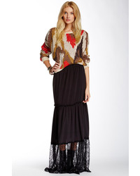 Funky People Lace Tier Maxi Skirt