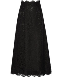 Valentino Guipure Lace Maxi Skirt Black, $3,290 | NET-A-PORTER.COM 