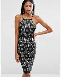 Missguided 90s Neck Lace Midi Dress