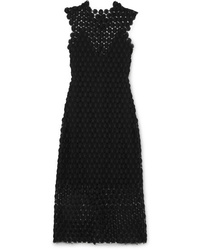 Paco Rabanne Crocheted Lace Midi Dress