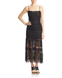 French Connection Fringe Fancy Strappy Midi Dress