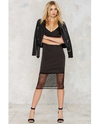 Factory In Lace Of Urgency Midi Dress