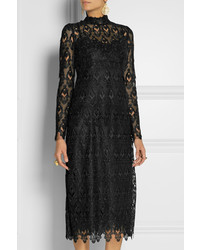 Dolce & Gabbana Lace And Tulle Midi Dress