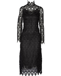 Dolce & Gabbana Lace And Tulle Midi Dress
