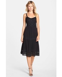 KUT from the Kloth Lace Fit Flare Midi Dress
