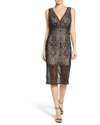 Bardot Lace Midi Dress