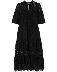 McQ Alexander McQueen Med Tiered Lace Dress