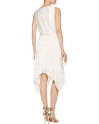 Badgley Mischka Sold Out Belted Lace Midi Dress
