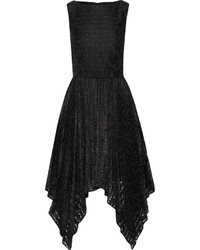 Badgley Mischka Sold Out Belted Lace Midi Dress