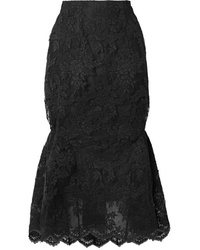 Simone Rocha Corded Lace Midi Skirt