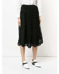 Comme Des Garçons Vintage Embroidered Lace Skirt