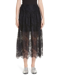 Roseanna Leylight Lace Midi Skirt
