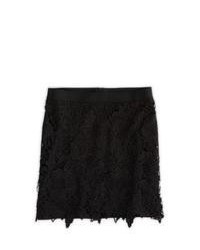 American Eagle Outfitters Lace Overlay Mini Skirt 00
