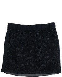 Diane von Furstenberg Black Lace Skirt