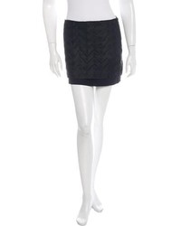 Diane von Furstenberg Elley Mini Wave Lace Skirt