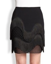 Stella McCartney Fringe Lace Mini Skirt