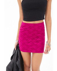Forever 21 Lace Mini Skirt