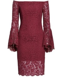 Bardot Solange Corded Lace Sheath Dress