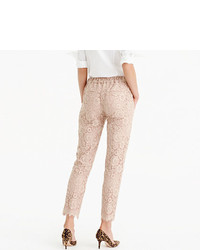 J.Crew Petite Easy Pant In Lace